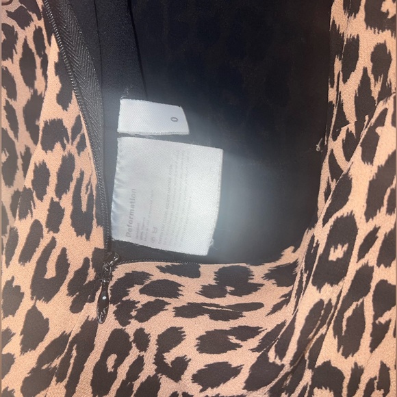 Reformation Gracie Leopard Cheetah Animal Print Dress. Size 0. - Picture 4 of 4